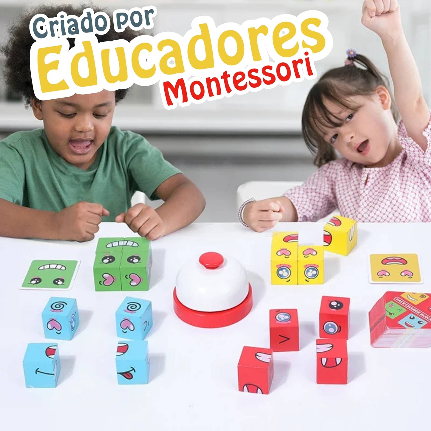 Cubo de emoções™- Briquedo que une a família
