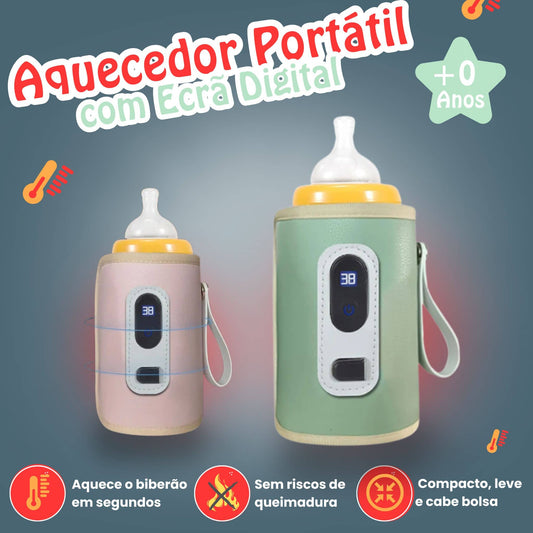 Aquecedor Portátil com Ecrã Digital