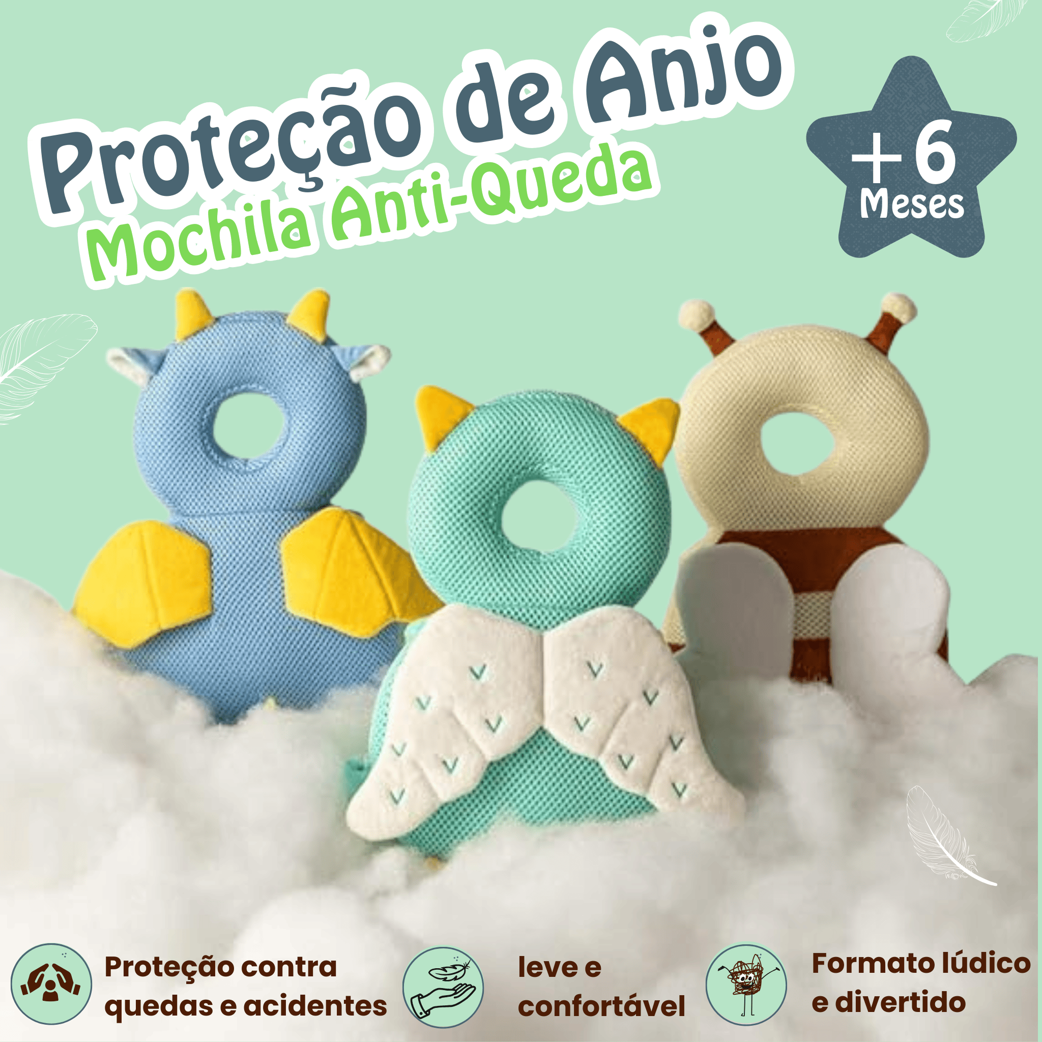 Mochila Anti-Queda para Bebês