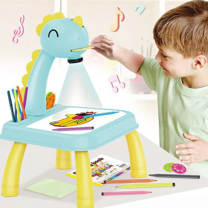 Girafa Artista™ - Mesa Projetora de desenhos para crianças